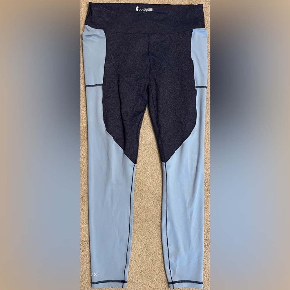 Cotopaxi women’s large Wazumi color block leggings